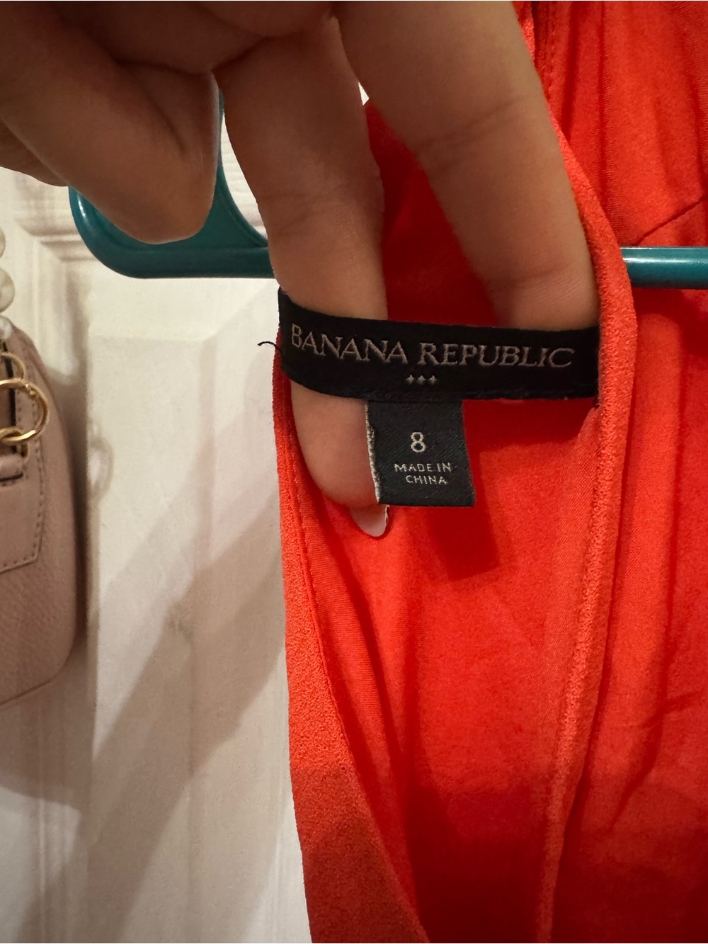 Banana Republic Coral-Red Sleeveless Dress